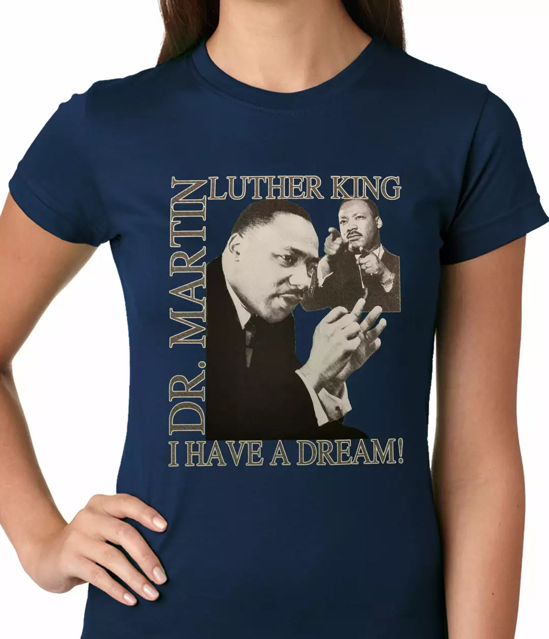 Bewild Dr. Martin Luther King Jr. "I Have A Dream" Girl's T-Shirt Nationality & Ethnic 11 Bewild Dr. Martin Luther King Jr. "I Have A Dream" Girl's T-Shirt Nationality & Ethnic