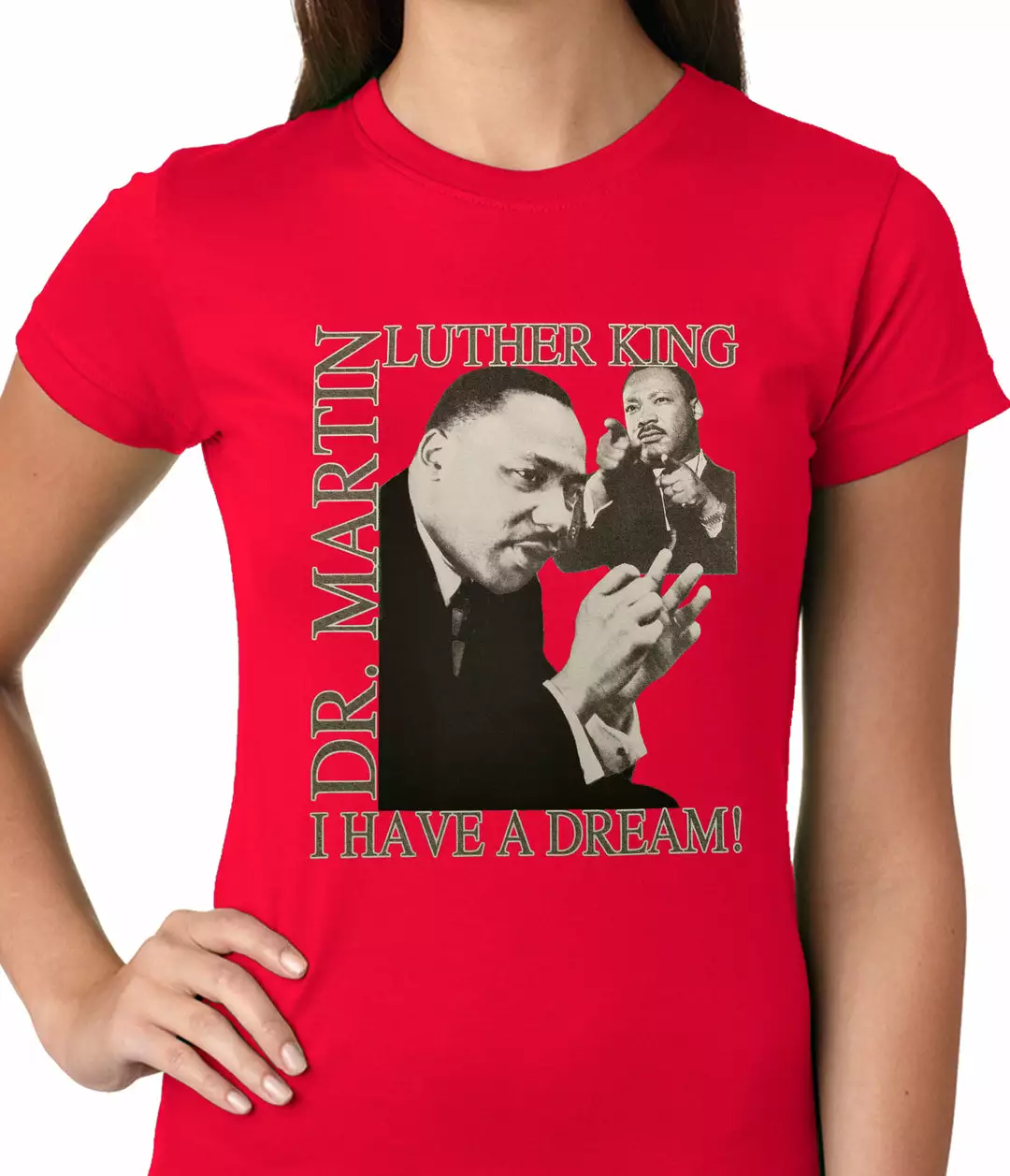Bewild Dr. Martin Luther King Jr. "I Have A Dream" Girl's T-Shirt Nationality & Ethnic 12 Bewild Dr. Martin Luther King Jr. "I Have A Dream" Girl's T-Shirt Nationality & Ethnic