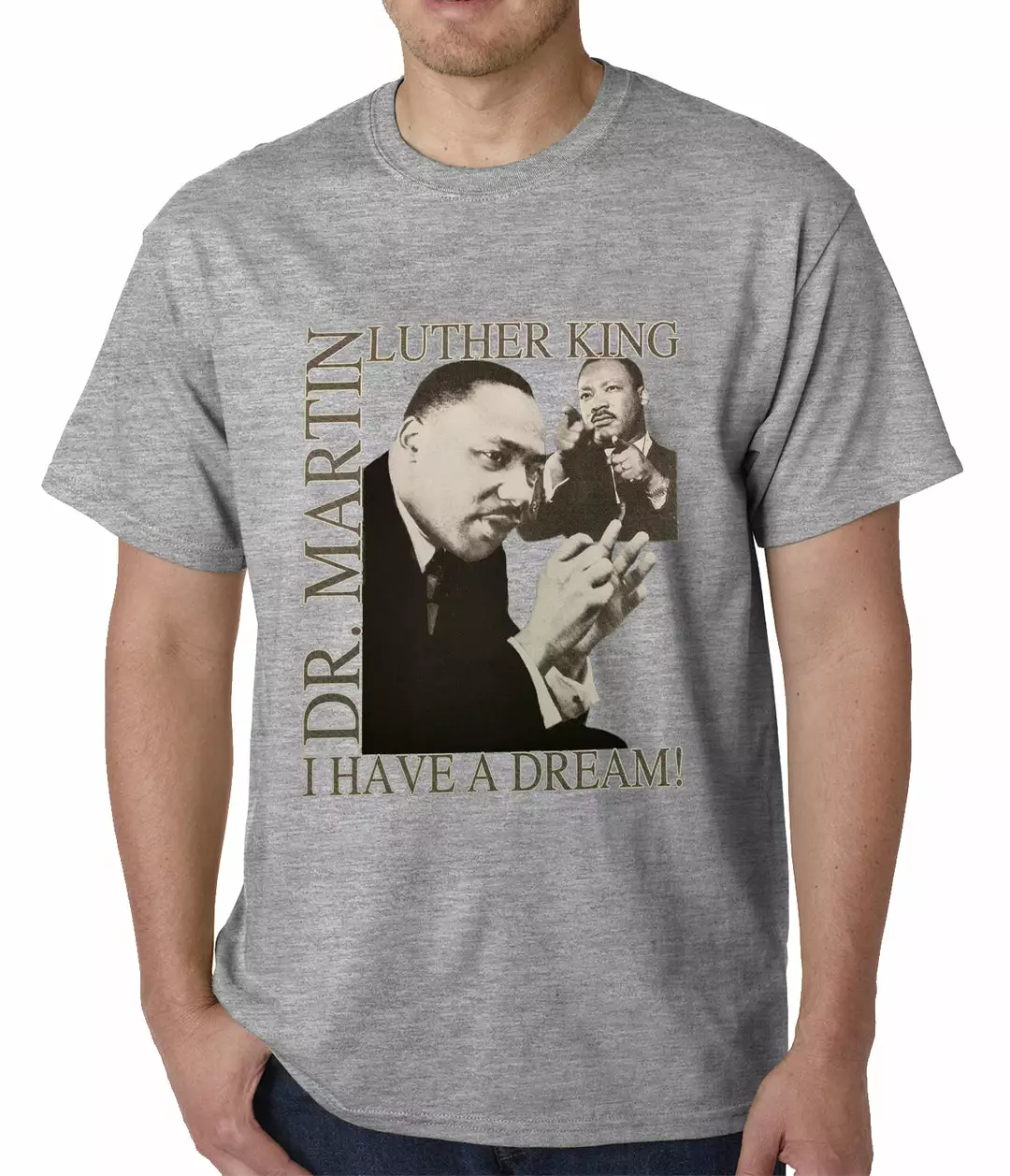 Bewild Dr. Martin Luther King Jr. "I Have A Dream" Men's T-Shirt 7 Bewild Dr. Martin Luther King Jr. "I Have A Dream" Men's T-Shirt