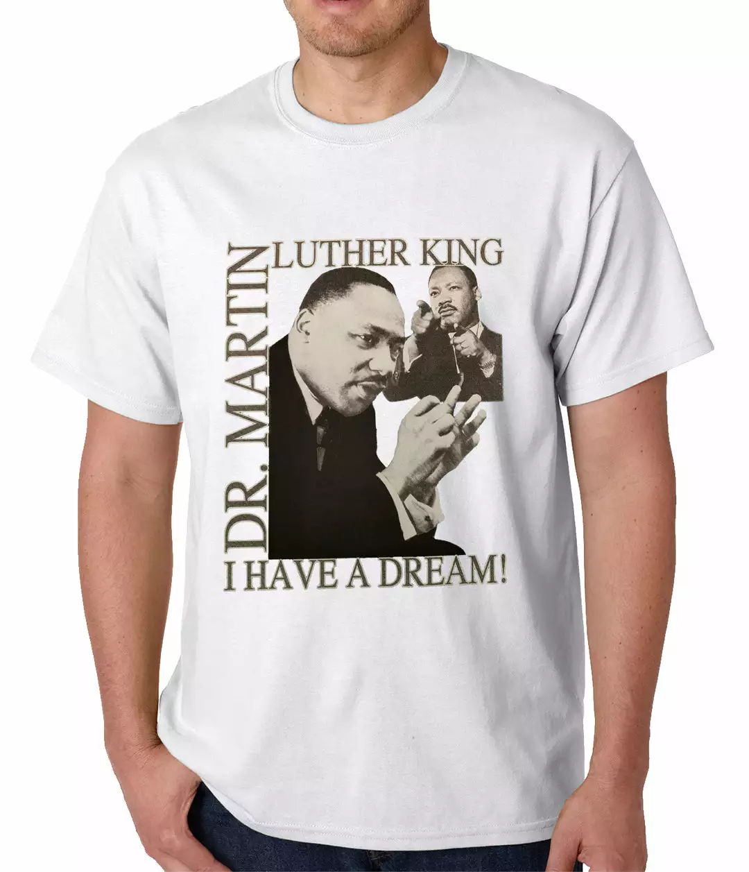Bewild Dr. Martin Luther King Jr. "I Have A Dream" Men's T-Shirt 13 Bewild Dr. Martin Luther King Jr. "I Have A Dream" Men's T-Shirt