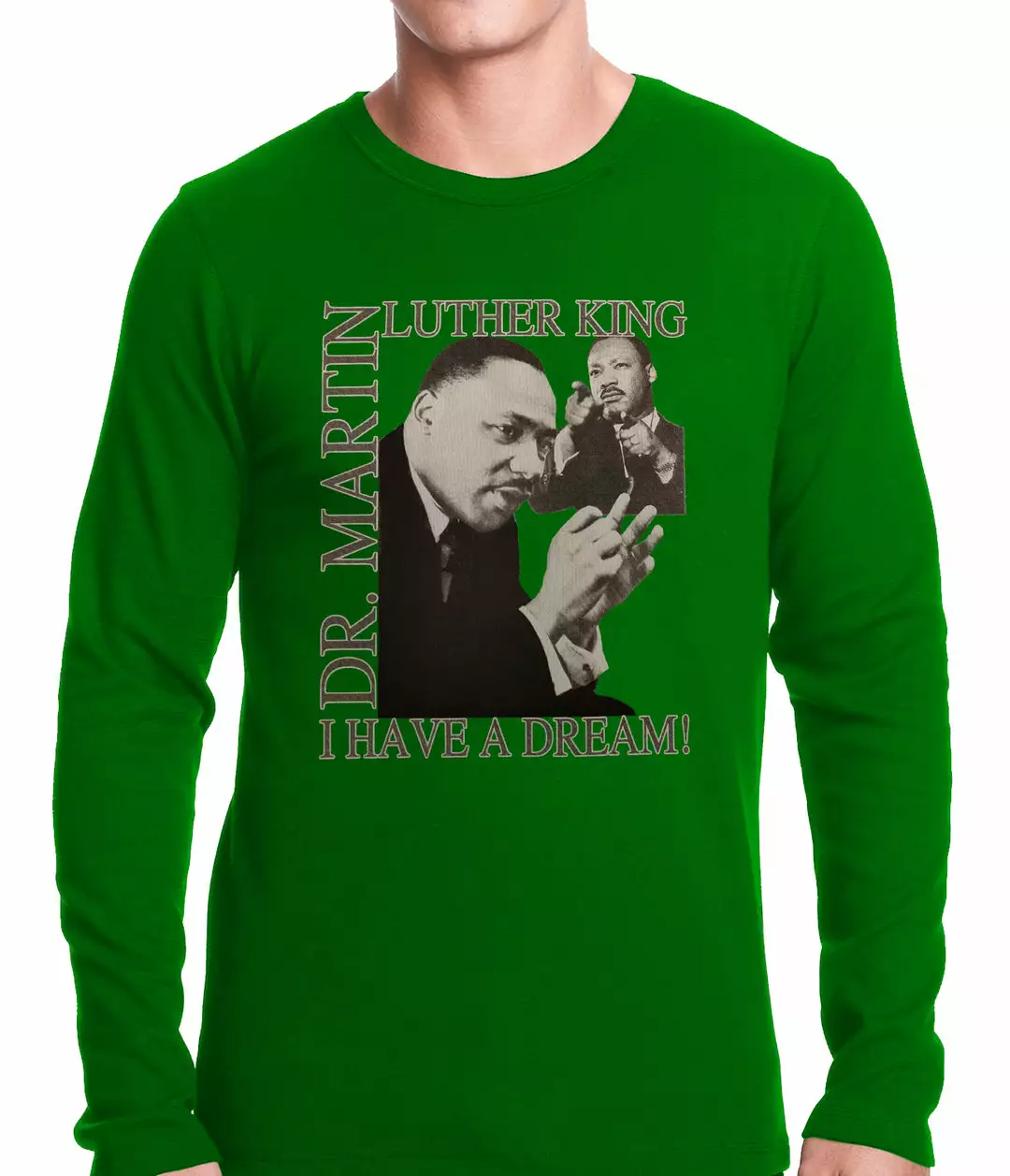 Bewild Dr. Martin Luther King Jr. "I Have A Dream" Thermal Shirt 5 Bewild Dr. Martin Luther King Jr. "I Have A Dream" Thermal Shirt