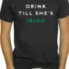 Bewild St.Patricks Day Drink Till She's Irish Mens T-Shirt 2 Bewild St.Patricks Day Drink Till She's Irish Mens T-Shirt