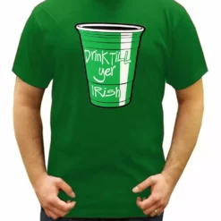 Bewild St.Patricks Day Drink Till Yer Irish Green Cup Men's T-Shirt 15 Bewild St.Patricks Day Drink Till Yer Irish Green Cup Men's T-Shirt