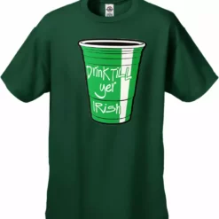 Bewild St.Patricks Day Drink Till Yer Irish Green Cup Men's T-Shirt 20 Bewild St.Patricks Day Drink Till Yer Irish Green Cup Men's T-Shirt
