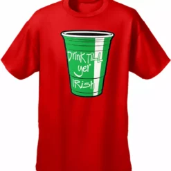 Bewild St.Patricks Day Drink Till Yer Irish Green Cup Men's T-Shirt 23 Bewild St.Patricks Day Drink Till Yer Irish Green Cup Men's T-Shirt