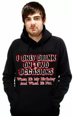 Bewild Drinking Hoodies - I Only Drink On Two Occasions Adult Hoodie 6 Bewild Drinking Hoodies - I Only Drink On Two Occasions Adult Hoodie