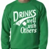 Bewild Drinks Well With Other Irish St. Patrick's Day Crewneck 1 Bewild Drinks Well With Other Irish St. Patrick's Day Crewneck