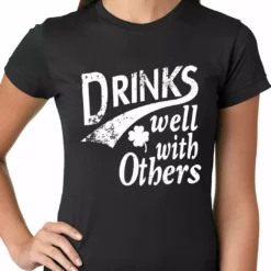 Bewild Drinks Well With Other Irish St. Patrick's Day Girls T-shirt St.Patricks Day 11 Bewild Drinks Well With Other Irish St. Patrick's Day Girls T-shirt St.Patricks Day
