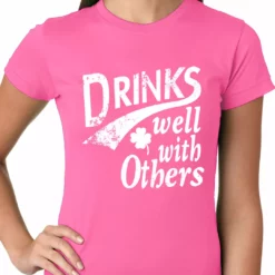 Bewild Drinks Well With Other Irish St. Patrick's Day Girls T-shirt St.Patricks Day 14 Bewild Drinks Well With Other Irish St. Patrick's Day Girls T-shirt St.Patricks Day