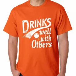 Bewild Drinks Well With Other Irish St. Patrick's Day Mens T-shirt
