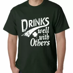 Bewild Drinks Well With Other Irish St. Patrick's Day Mens T-shirt