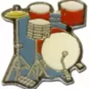 Bewild Drums Lapel Pin