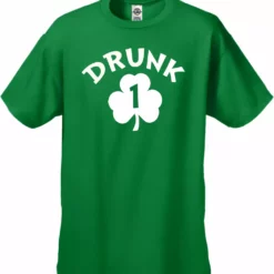Bewild Drunk 1 Irish Shamrock Men's T-Shirt