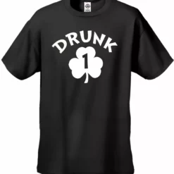 Bewild Drunk 1 Irish Shamrock Men's T-Shirt