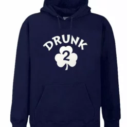 Bewild Drunk 2 Irish Shamrock Adult Hoodie St.Patricks Day