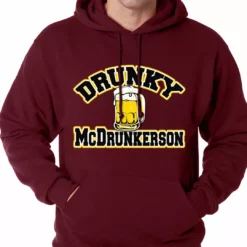 Bewild Cool Funny & Offensive Drunky McDrunkerson Funny Adult Hoodie 16 Bewild Cool Funny & Offensive Drunky McDrunkerson Funny Adult Hoodie