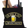 Bewild Drunky McDrunkerson Funny Tote Bag 1 Bewild Drunky McDrunkerson Funny Tote Bag