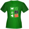 Bewild Eat Drink And Be Irish Girl's T-Shirt St.Patricks Day