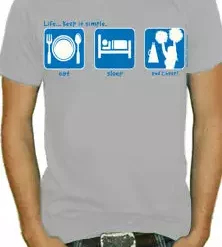 Bewild Sport Inspiration Eat, Sleep, And Cheer! T-Shirt