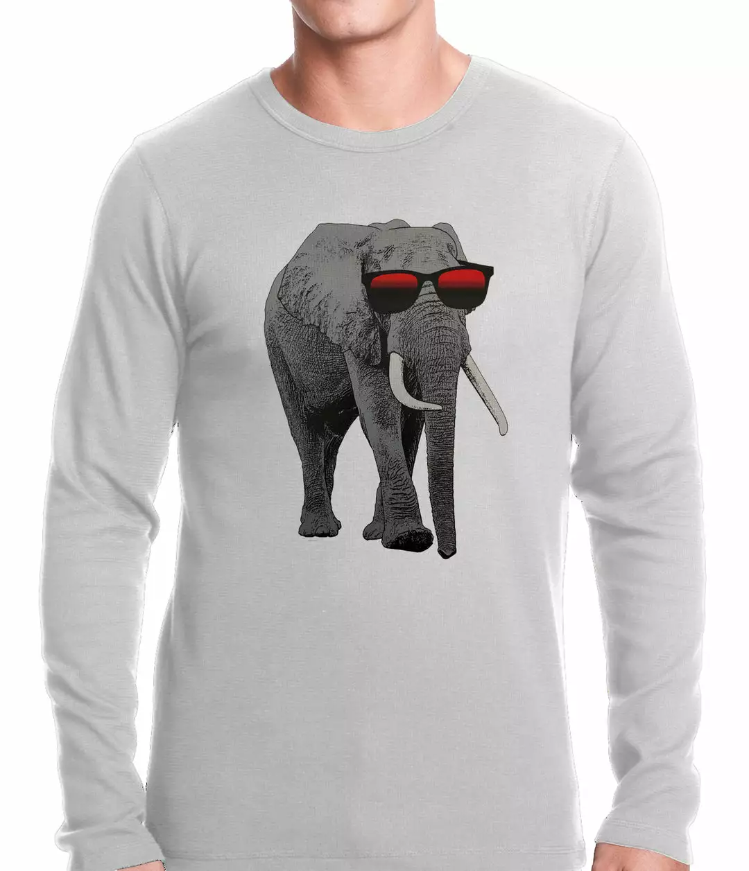 Bewild Elephant Wearing Sunglasses Thermal Shirt Cool Funny & Offensive 7 Bewild Elephant Wearing Sunglasses Thermal Shirt Cool Funny & Offensive