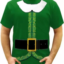 Bewild Elf Tuxedo Costume Men's T-Shirt Holiday Prints