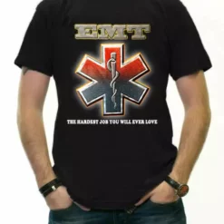 Bewild EMT The Hardest Job You Will Ever Love Men's T-Shirt