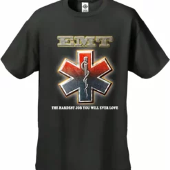 Bewild EMT The Hardest Job You Will Ever Love Men's T-Shirt