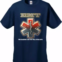 Bewild EMT The Hardest Job You Will Ever Love Men's T-Shirt