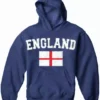 Bewild Nationality & Ethnic England Vintage Flag International Hoodie