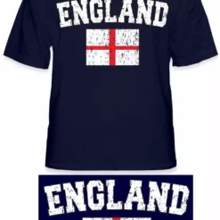 Bewild England Vintage Flag International Mens T-Shirt