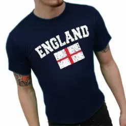 Bewild England Vintage Flag International Mens T-Shirt