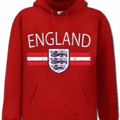Bewild Nationality & Ethnic England Vintage Shield International Mens Hoodie