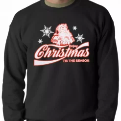 Bewild Enjoy Christmas Tis The Season Adult Crewneck