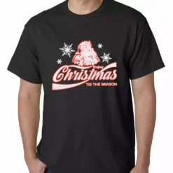 Bewild Enjoy Christmas Tis The Season Mens T-shirt Holiday Prints