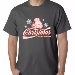 Bewild Enjoy Christmas Tis The Season Mens T-shirt Holiday Prints