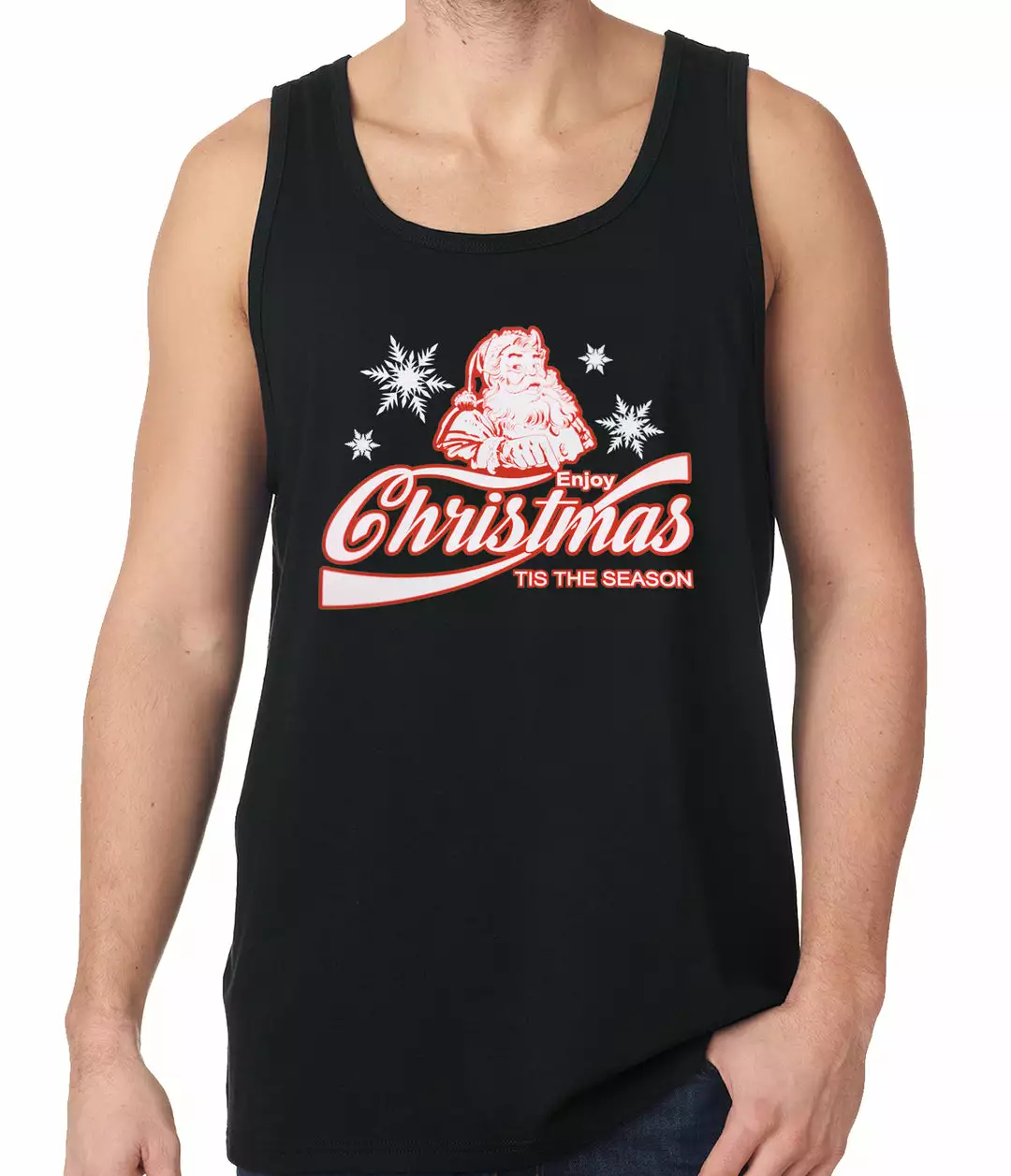 Bewild Holiday Prints Enjoy Christmas Tis The Season Tank Top 4 Bewild Holiday Prints Enjoy Christmas Tis The Season Tank Top