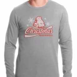 Bewild Enjoy Christmas Tis The Season Thermal Shirt Holiday Prints