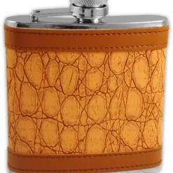 Bewild Exotic Leathers 6 Oz. Hip Flask 14 Bewild Exotic Leathers 6 Oz. Hip Flask