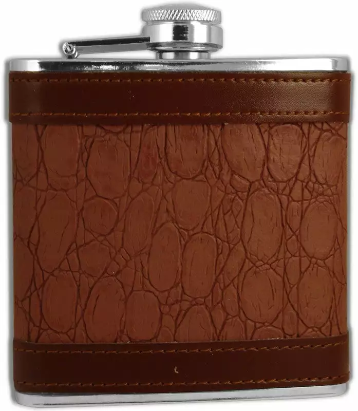 Bewild Exotic Leathers 6 Oz. Hip Flask 7 Bewild Exotic Leathers 6 Oz. Hip Flask