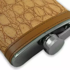 Bewild Exotic Leathers 6 Oz. Hip Flask 18 Bewild Exotic Leathers 6 Oz. Hip Flask
