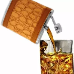 Bewild Exotic Leathers 6 Oz. Hip Flask 20 Bewild Exotic Leathers 6 Oz. Hip Flask