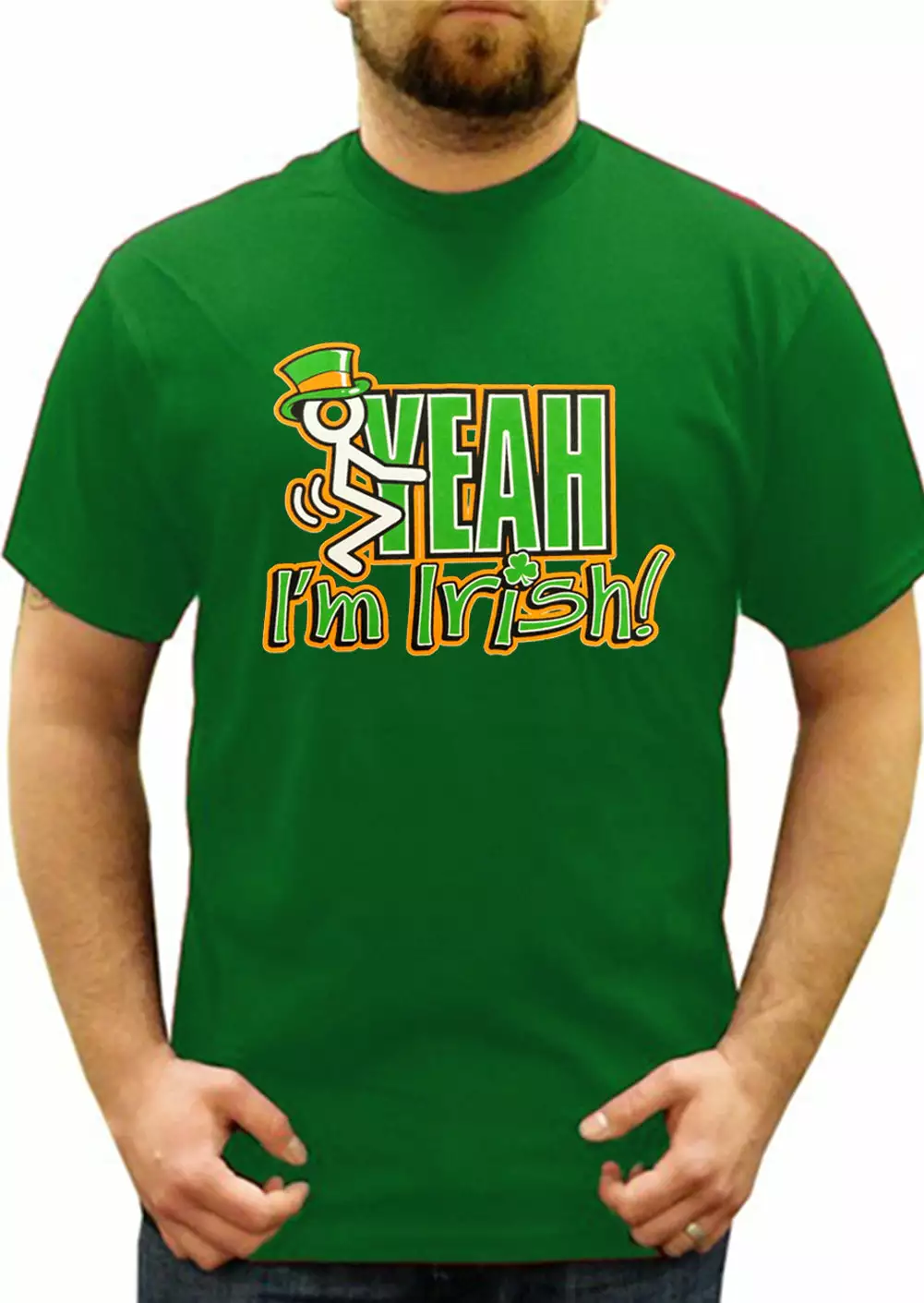 Bewild St.Patricks Day F*ck Yeah I'm Irish Men's T-Shirt 3 Bewild St.Patricks Day F*ck Yeah I'm Irish Men's T-Shirt
