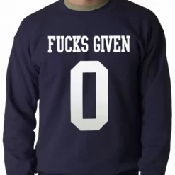 Bewild F*cks Given 0 Adult Crewneck