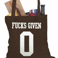 Bewild F*cks Given 0 Tote Bag Hip-Hop Inspired