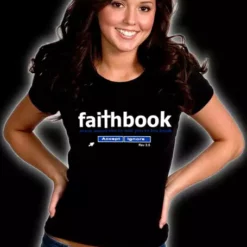 Bewild Cool Funny & Offensive Faithbook Girl's T-Shirt