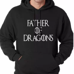 Bewild Comic Con & Gaming Clothing Video Game Father Of Dragons Adult Hoodie