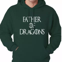 Bewild Comic Con & Gaming Clothing Video Game Father Of Dragons Adult Hoodie