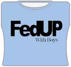 Bewild FedUP With Boys Girls T-Shirt Cool Funny & Offensive