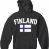 Bewild Finland Vintage Flag International Hoodie