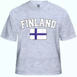 Bewild Finland Vintage Flag International Mens T-Shirt